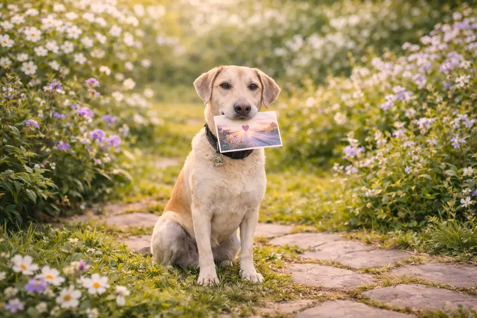 Flori mit Liebesbrief